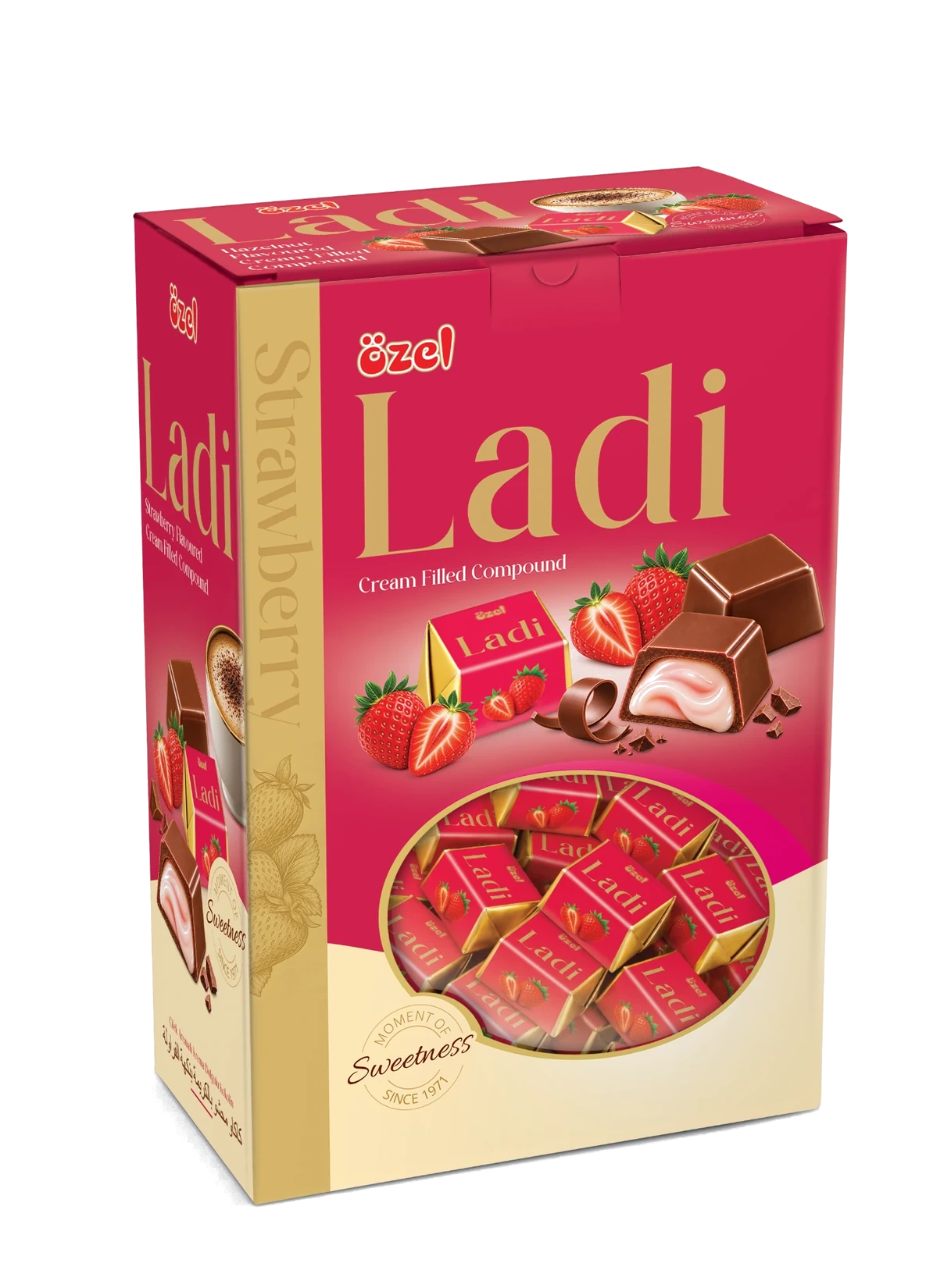 Ladi çilekli kutu